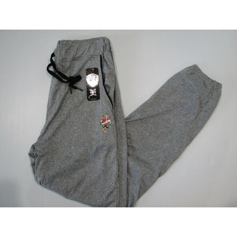 Ed Hardy Gray Lounge Pants Men's S Joggers Soft Pull On Pajama Soft Comfort PJ